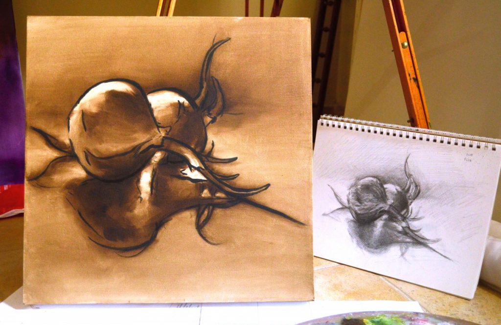 onions-underpainting