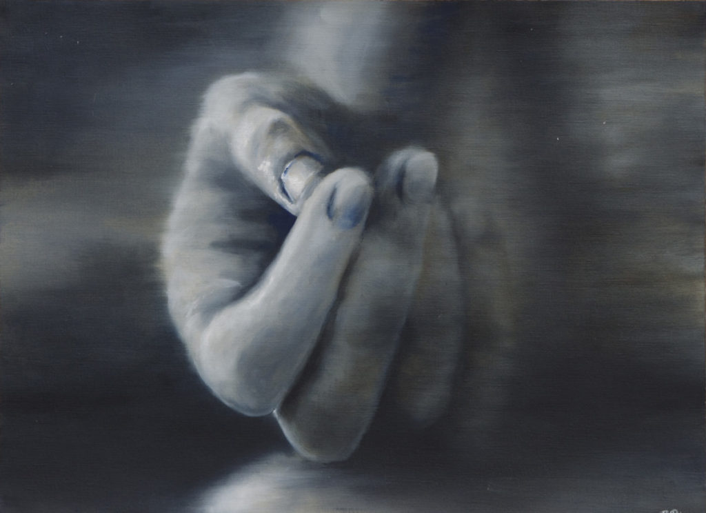Hand Oil Painting in the Style of Gerhard Richter